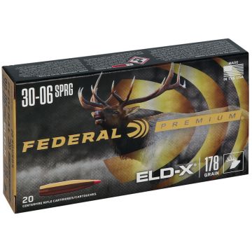 Munición metálica FEDERAL Hornady ELD-X - 30-06 - 178 grains