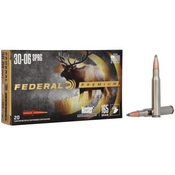 Munición metálica FEDERAL Nosler Partition 30-06 - 165 grains