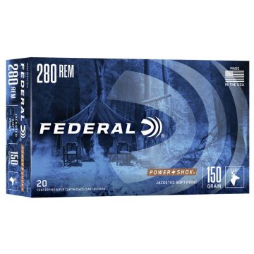 Munición FEDERAL Power-Shok 280 Rem - 150 grains SP