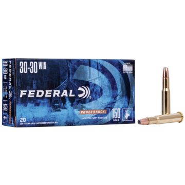 Munición metálica Federal Power-shok 30-30 Win 150 grains SP FN