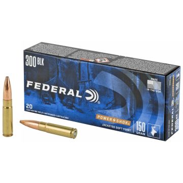 Munición metálica Federal power-shok 300 AAC Blk 150 grains SP