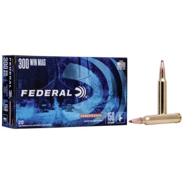 Munición Federal power-shok 300 Win Mag - 150 grains SP