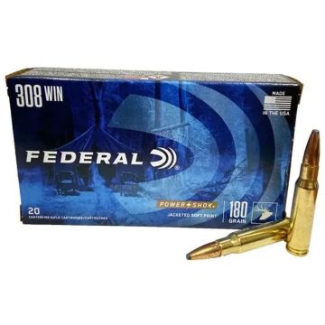 Munición FEDERAL Power-Shok 308 Win - 180 grains SP