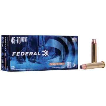 Munición metálica FEDERAL Power-Shok 45-70 Govt - 300 grains SP