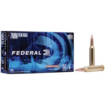 Munición FEDERAL Power-Shok 7mm Remington Magnum - 150 grains SP