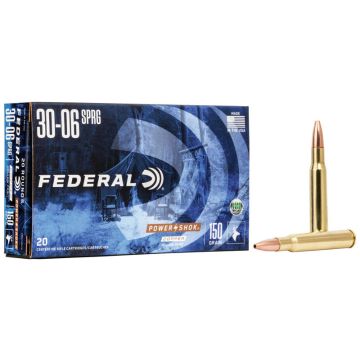 Munición FEDERAL Power-Shok Copper 30-06 - 150 grains HP