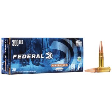 Munición FEDERAL Power-Shok Copper 300 AAC Blk - 120 grains HP