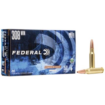 Munición FEDERAL Power-Shok Copper 308 Win. - 150 grains HP