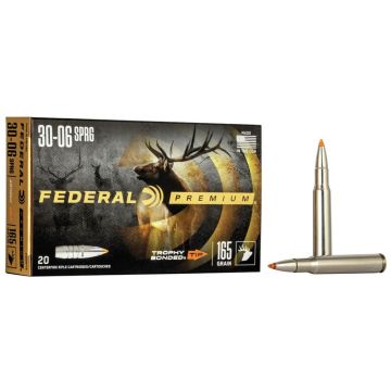 Munición metálica FEDERAL Trophy Bonded Tip 30-06 - 165 grains