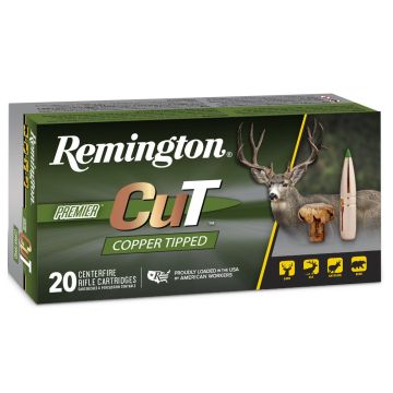 munición remington premier cut - 6.5 prc - 130 grains