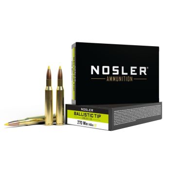 Munición Nosler 270 Win Ballistic Tip Hunting 140gr