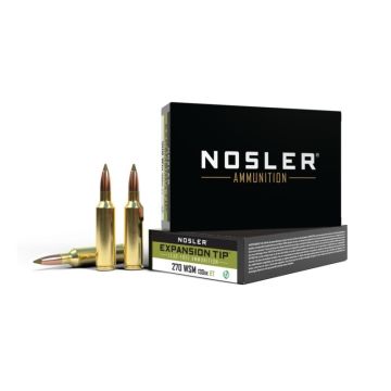 Munición Nosler 270 Win Short Magnum E-Tip 130gr