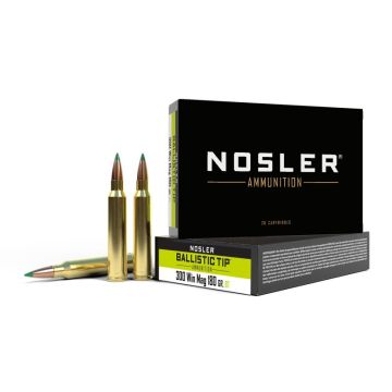 Munición Nosler 300 Win Mag Ballistic Tip 180gr
