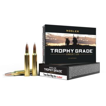 munición nosler 7mm rem mag accubond trophy grade 160gr