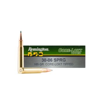 Munición Remington 30-06 Core Lokt Tipped 165 gr