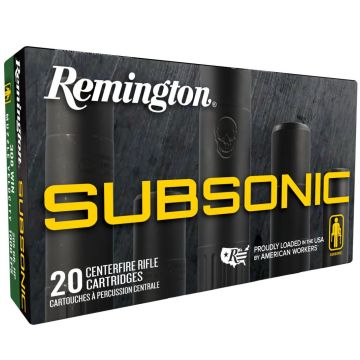 Munición Remington .308 Win Subsonic HP 205 gr