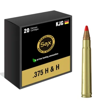 Munición SAX .375 H&H KJG-SR 154 gr