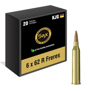 Munición SAX 6x62 R Freres KJG-HSR 77 gr
