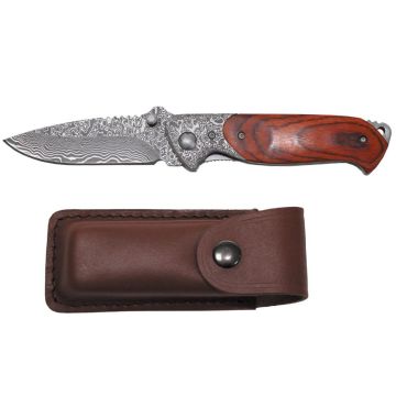 Navaja Fox Outdoor con funda de piel (EXPOSICIÓN)