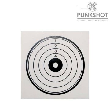 Paquete Plinkshot de dianas blancas de 100 unidades 14x14 cm