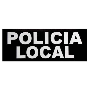 parche reflectante policia local