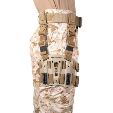 Pernera táctica Blackhawk SERPA CQC-Coyote imagen 1