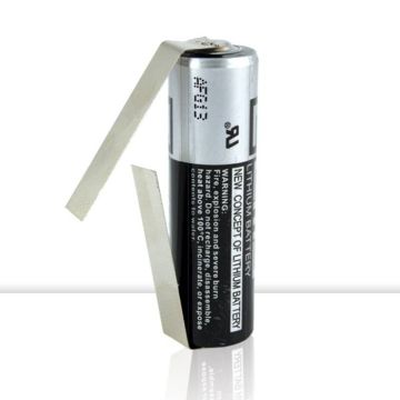 Pila de litio er14505 de 3, 6v con pestañas