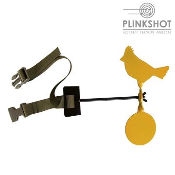 Pincho Plinkshot para diana rotativa doble con correa de sujeción