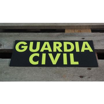 Parche reflectante Guardia Civil fondo Bosque letras amarillas