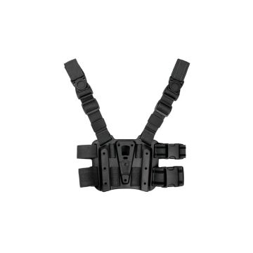 Pernera táctica Blackhawk SERPA CQC-Negro imagen 1