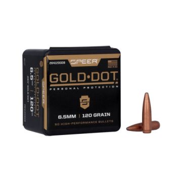 Projéteis Speer Gold Dot SP .264" - 120 gr