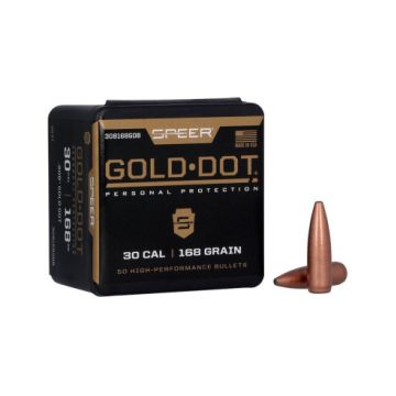 Projéteis Speer Gold Dot SP .308" - 168 gr