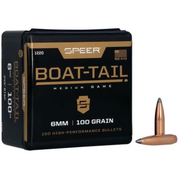 Puntas de bala SPEER Boat-Tail .243" - 100 grains
