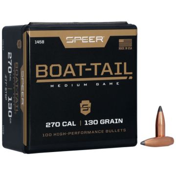 Puntas de bala SPEER Boat-Tail .277" - 130 grains