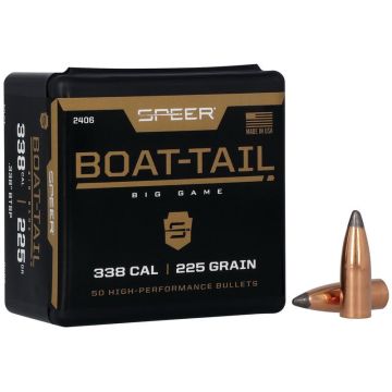 Puntas de bala SPEER Boat-Tail .338" - 225 grains