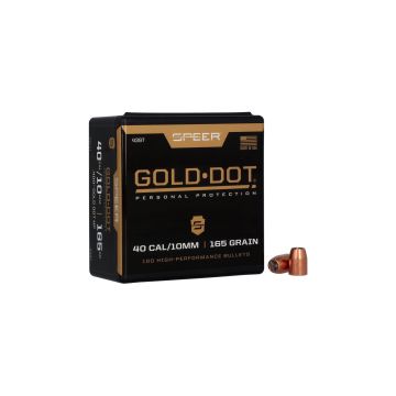 Puntas Speer Gold Dot HP .400" - 165 grains