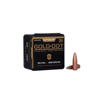 Puntas Speer Gold Dot SP .308 - 168 grains
