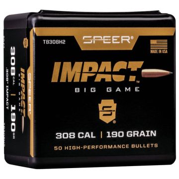 projetil para municao speer impact - 308 - 190 grains