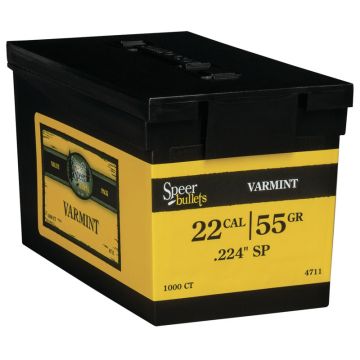 Puntas de bala SPEER Varmint SP .224" - 55 grains (Pack 1000 uds)