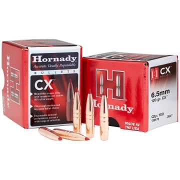 Puntas Hornady .277 270 CX 130 gr - 50 unidades