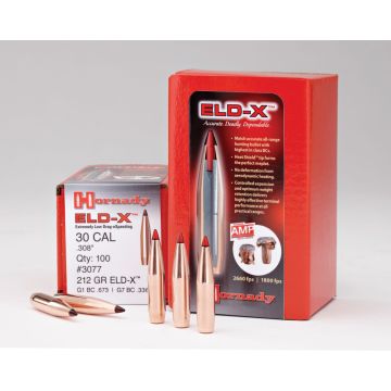 Puntas ELDX Cal. 30 (.308) 220gr CJ M1500 imagen 1