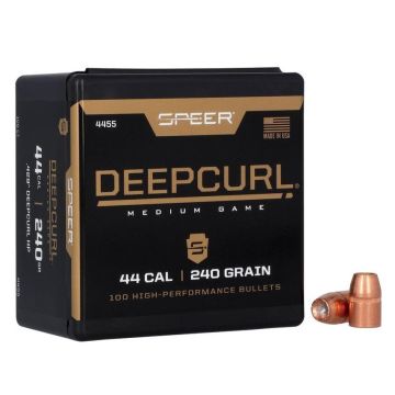 Puntas Speer .429" - .44 DeepCurl HP (Hollow Point) 240 grains