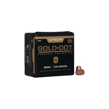 Puntas Speer Gold Dot HP 9 mm .355" - 115 grains