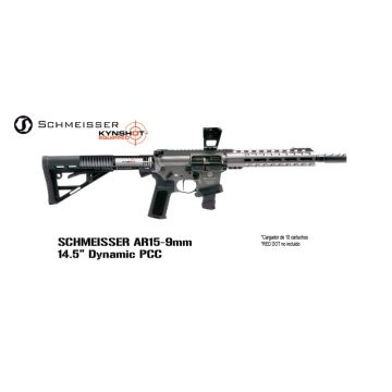 Rifle semiautomático Schmeisser Dynamic PCC Gris 14.5" 9 mm Pb