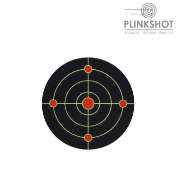 Rollo de 100 dianas Plinkshot de 12 cm reactivas adhesivas