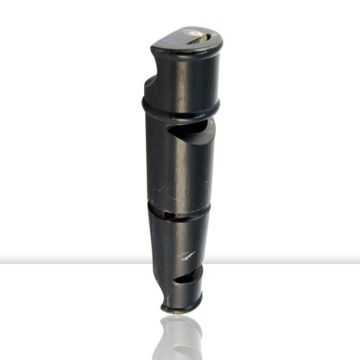 Silbato de cuerno de búfalo de 2 tonos, de 9 cm.