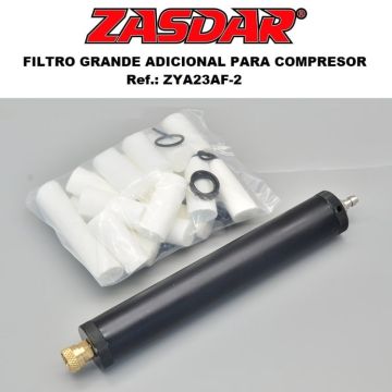 Filtro de aire grande para compresores pcp con latiguillo foster
