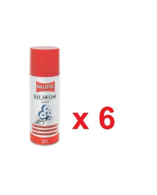 silikonspray 200 ml de ballistol en caja de 6 uds.