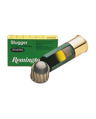 Munición Remington Slugger calibre 12 Bala estriada