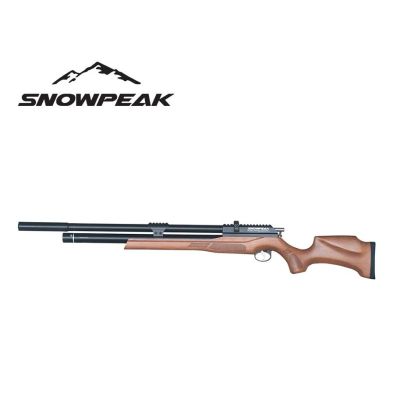 Carabina PCP Snowpeak M25 madera con regulador 6.35 mm